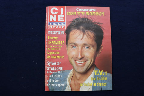 1985 SEPTEMBER 26 CINE TELE REVUE MAGAZINE - THIERRY LHERMITTE COVER - E 11961