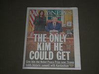 2018 MAY 31 NEW YORK DAILY NEWS - KIM KARDASHIAN & DONALD TRUMP IN OVAL OFFICE