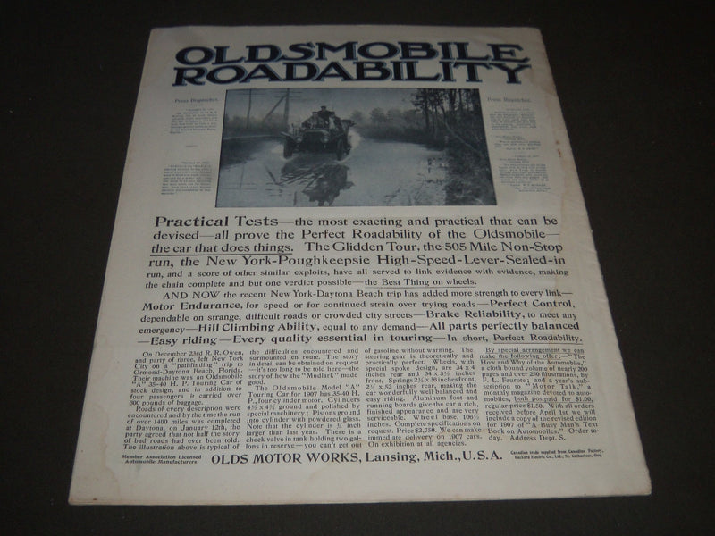 1907 MARCH 2 THE SATURDAY EVENING POST MAGAZINE - ILLUSTRATED COVER- SP 1001