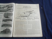 1919 MAY 31 COLLIER'S MAGAZINE -RICHARD W. CHILD UNDER THE PEACE TABLE- SP 6749A