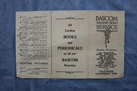 1926 BASCOM THEATRE TICKET SERVICE - AMUSEMENTS - MARX BROTHERS - K 3142