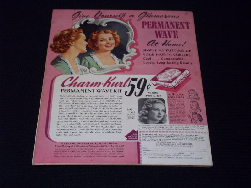 1945 FEBRUARY MODERN SCREEN MAGAZINE - JEANNE CRAIN FRONT COVER - E 15680