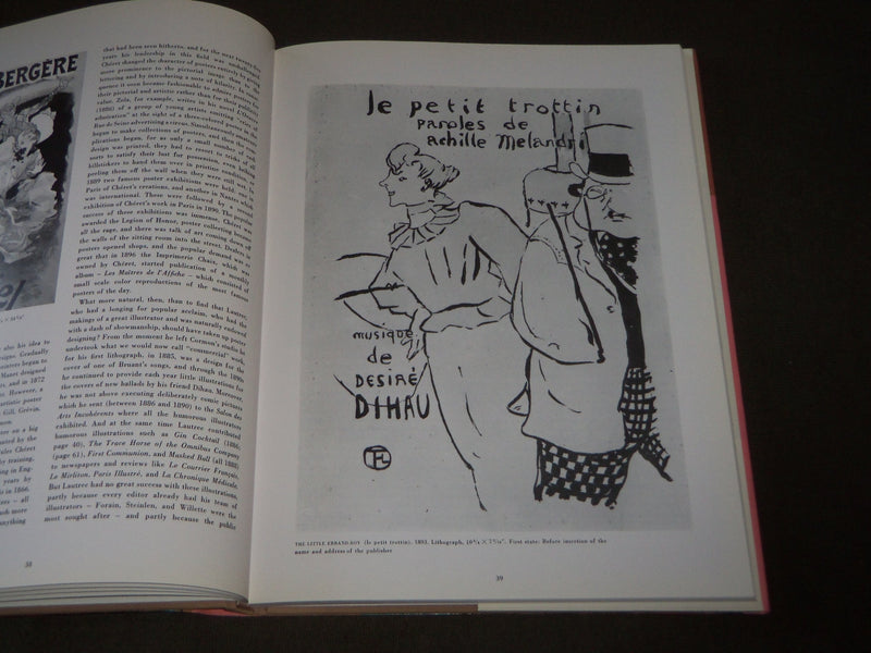 1982 TOULOUSE LAUTREC BY DOUGLAS COOPER HARDCOVER BOOK - GREAT PHOTOS - I 1735
