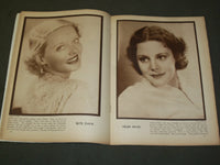 1933 NOVEMBER MOVIE CLASSIC MAGAZINE - GRETA GARBO COVER - M 366