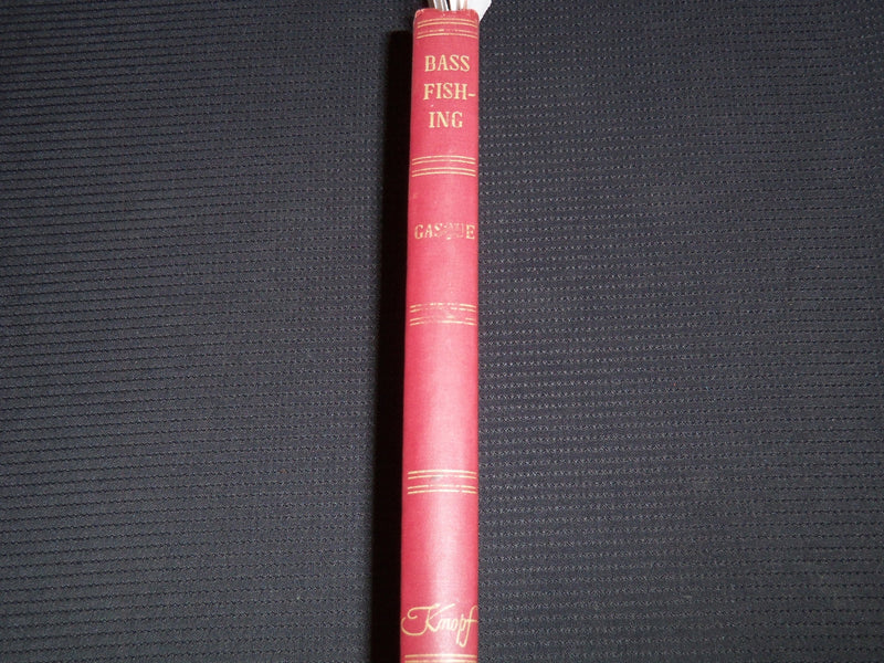 1946 BASS FISHING TECHNIQUES, TACTICS AND TALES BOOK BY JIM GASQUE- KD 7800