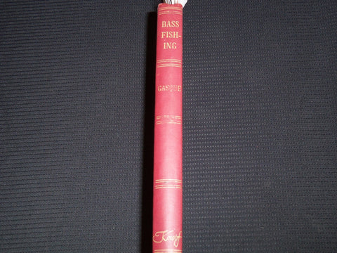 1946 BASS FISHING TECHNIQUES, TACTICS AND TALES BOOK BY JIM GASQUE- KD 7800