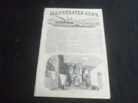 1853 OCTOBER 15 ILLUSTRATED NEWS MAGAZINE - HOLY SEPULCHRE, JERUSALEM - B 5531T
