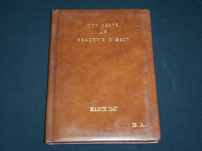 1947 MARCH DET BESTE AF READER'S DIGEST NORWAY MAGAZINE - HARD BOUND - KD 6395