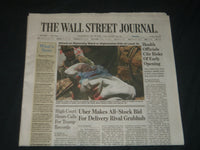 2020 MAY 13 THE WALL STREET JOURNAL NEWSPAPER - HEALTH OFFICIALS CITE RISKS