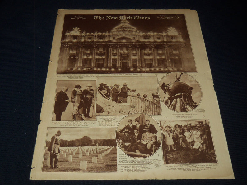 1925 MAY 31 NEW YORK TIMES PICTURE SECTION - ST. PETER'S - NICE PHOTOS - NT 9512