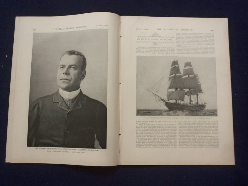 1892 JANUARY 23 THE ILLUSTRATED AMERICAN MAGAZINE - EDWARD HARRIGAN - J 9730