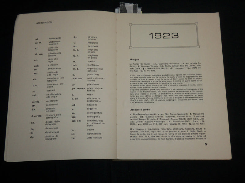 1981 JULY-DECEMBER CINEMA MUTO ITALIANO BOOK BY VITTORIO MARTINELLI - KD 7038