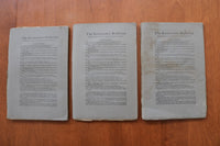 1909-1910 THE ECONOMIC BULLETIN QUARTERLY - LOT OF 5 - O 3916