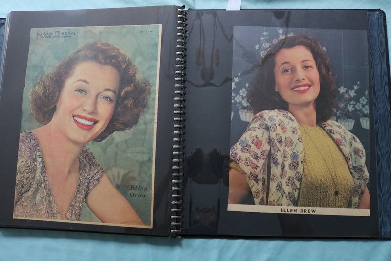 MOVIE STAR COLOROTO MAGAZINE SCRAPBOOK -CLAUDETTE COLBERT-PERRY COMO-CROSBY - #9