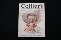 1920 JULY 17 COLLIER'S MAGAZINE - A BOY EATING ICE CREAM COVER - E 10989