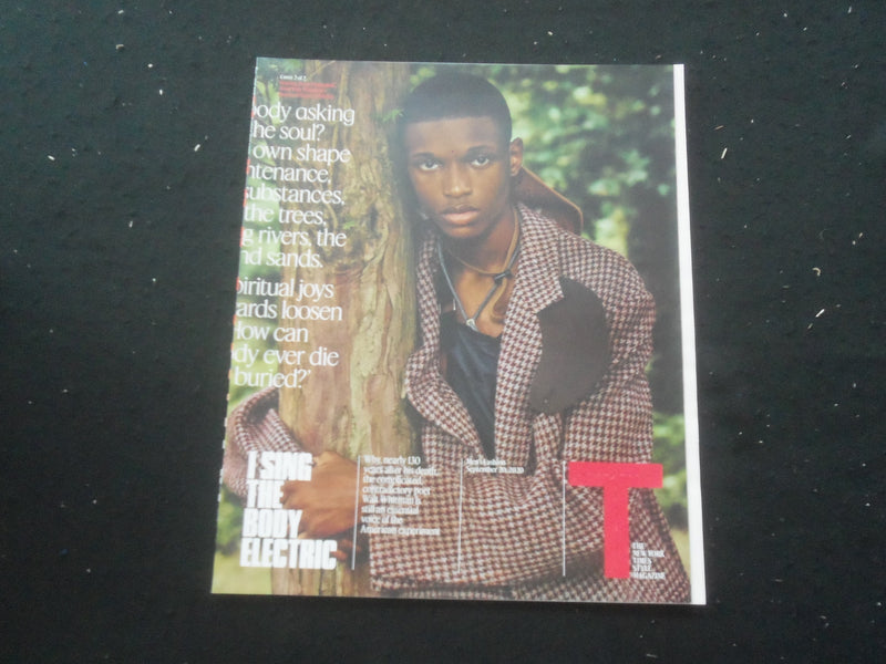 2020 SEP 20 THE NEW YORK TIMES STYLE MAGAZINE - COVER 2 OF 2 - SP 8636C