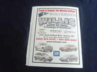 2005 OCTOBER 29 FOOTBALL PROGRAM -SALISBURY UNIV VS WESLEY COLLEGE - SP 1217O