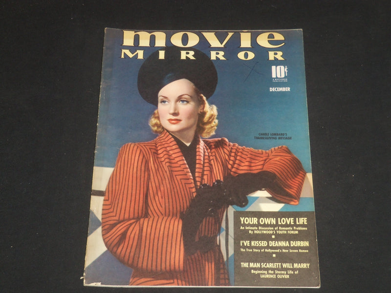 1939 DECEMBER MOVIE MIRROR MAGAZINE - CAROLE LOMBARD COVER - SP 4469