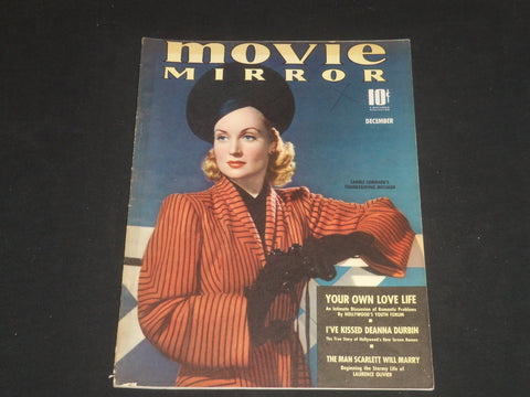 1939 DECEMBER MOVIE MIRROR MAGAZINE - CAROLE LOMBARD COVER - SP 4469