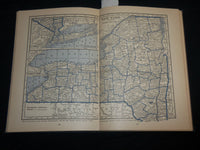 1929 LITERARY DIGEST ATLAS OF THE WORLD HARDCOVER BOOK - KD 6606