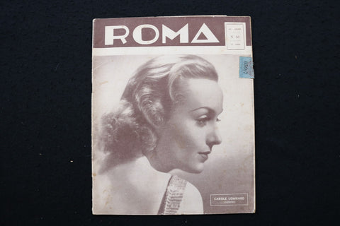 1936 ROMA MAGAZINE - CAROLE LOMBARD COVER - E 25048