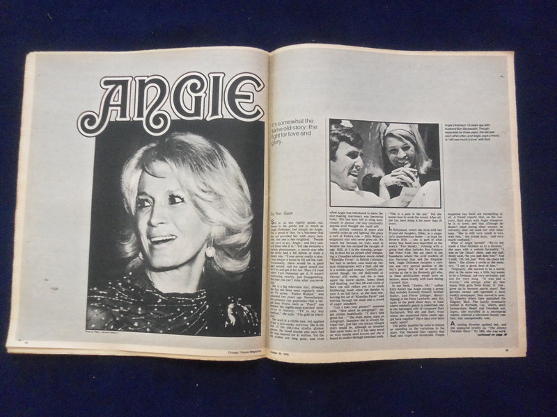 1979 OCTOBER 28 CHICAGO TRIBUNE MAGAZINE SECTION - ANGIE DICKINSON - NP 6382