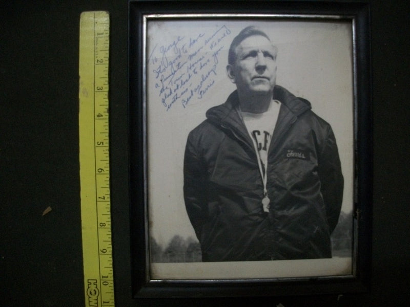 1950S RUTGERS UNIVERSITY ASSISTANT FOOTBALL COACH FERRIS FRAMED PHOTO - A 179