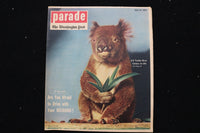 1952 APRIL 27 PARADE MAGAZINE - A TEDDY BEAR COMES TO LIFE COVER - E 25409