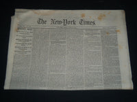 1865 JUNE 23 NEW YORK TIMES NEWSPAPER - RECONSTRUCTION - VIRGINIA - NP 3996