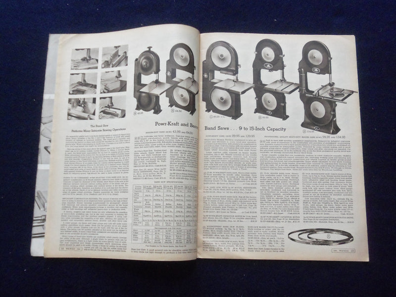 1955-1956 MONTGOMERY WARD POWR-KRAFT POWR-KRAFT POWER TOOL CATALOG - J 8487