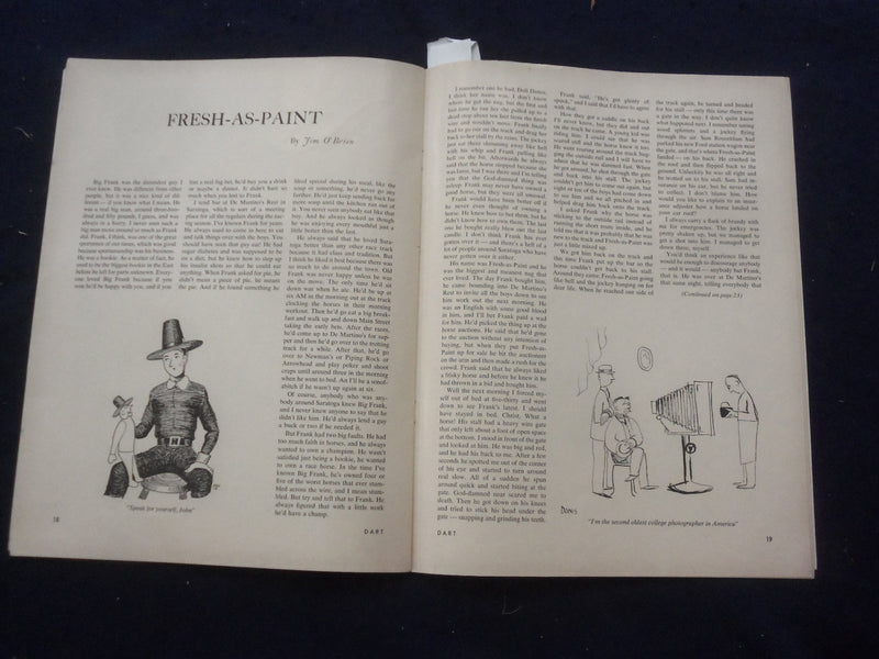 1956 DART MAGAZINE - DARTMOUTH COLLEGE - THANKSGIVING ISSUE - J 9782