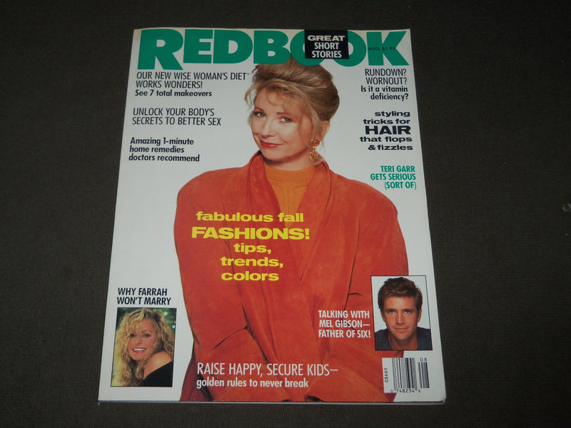 1990 AUGUST REDBOOK MAGAZINE - TERI GARR COVER - B 3081