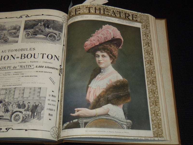 1906 JULY-DECEMBER LE THEATRE MAGAZINE BOUND VOLUME - 12 ISSUES - KD 2278G