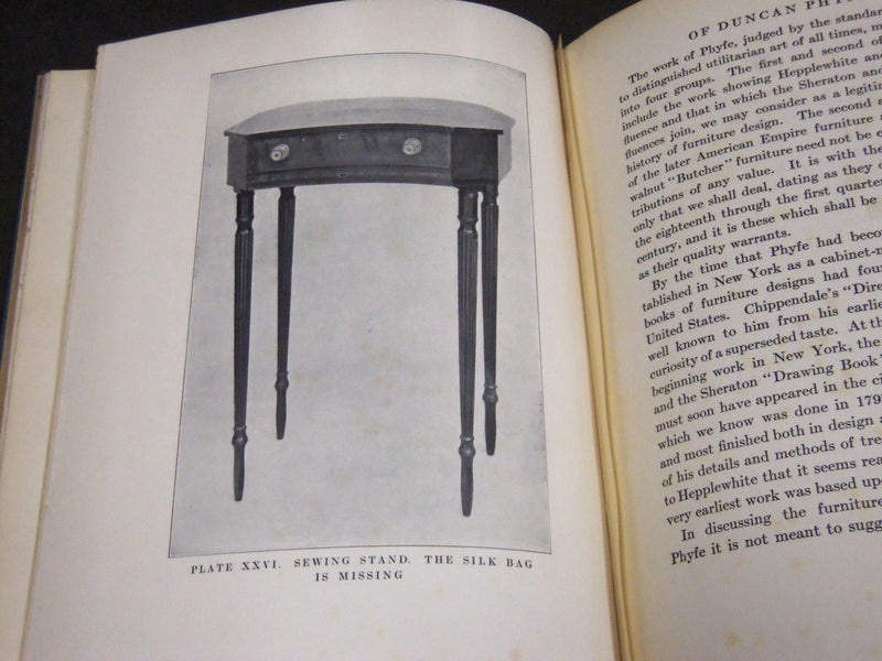 1922 FURNITURE MASTERPIECES OF DUNCAN PHYFE BY CHARLES OVER CORNELIUS - KD 1174