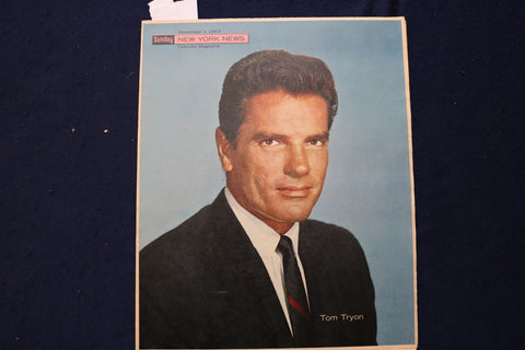 1963 DEC 1 SUNDAY NEWS COLOROTO MAGAZINE - TOM TRYON - FOOTBALL - GOLF - E 23204