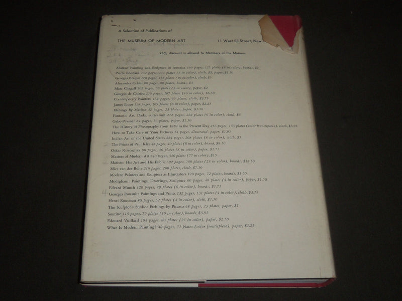 1955 THE HISTORY OF IMPRESSIONISM BY JOHN REWALD BOOK - NICE PRINTS - I 1016