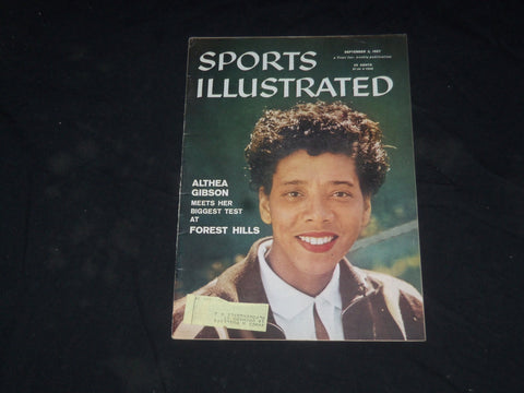 1957 SEPTEMBER 2 SPORTS ILLUSTRATED MAGAZINE - ALTHEA GIBSON - SP 8848