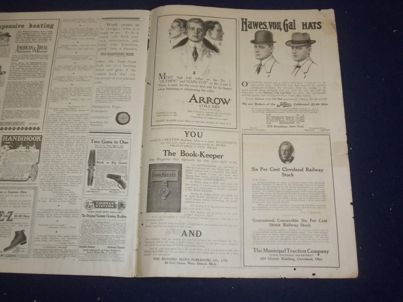 1908 OCTOBER 10 COLLIER'S MAGAZINE - PHILADELPHIA 1683-1908 - ST 6693