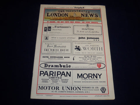 1960 AUGUST 20 ILLUSTRATED LONDON NEWS MAGAZINE - QUEEN MARY LINERR - E 8054