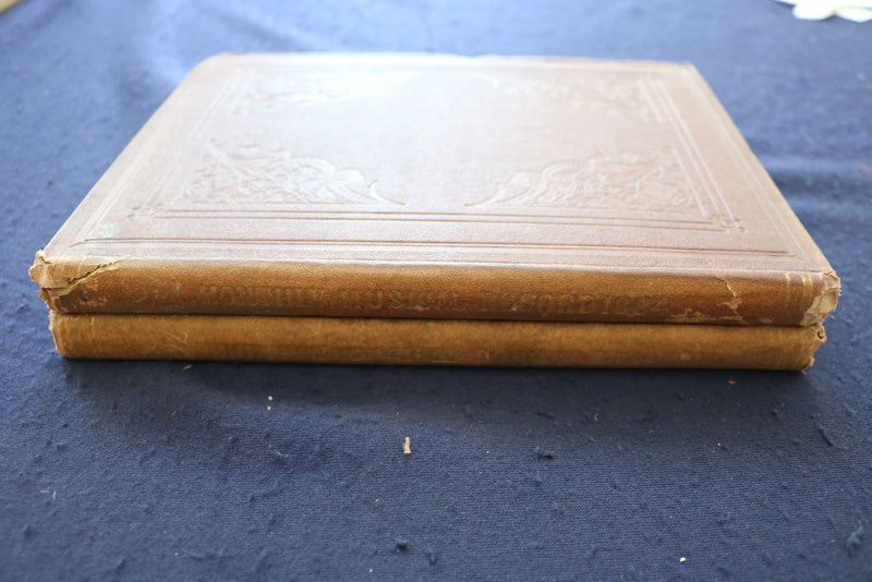 1880-1884 THE MONTHLY MUSICAL RECORD HARDCOVER BOUND VOLUMES - LOT OF 2- KD 9540