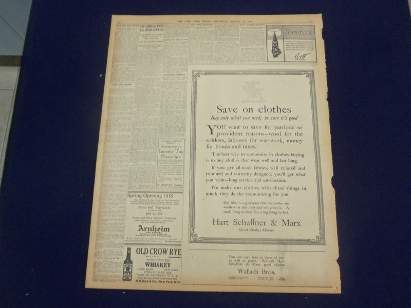 1918 MARCH 14 NEW YORK TIMES - GERMAN TROOPS NOW OCCUPY ODESSA - NT 8150