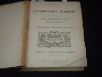 1908-1909 LA CONSTRUCTION MODERNE MAGAZINE BOUND VOLUME NO. 24