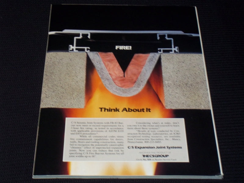1985 MARCH PROGRESSIVE ARCHITECTURE MAGAZINE - VOLVO HEADQUARTERS COVER - E 4086