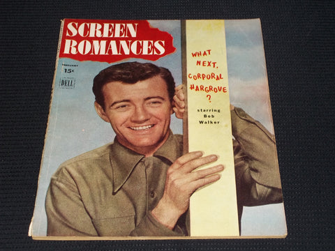 1946 FEBRUARY SCREEN ROMANCES MAGAZINE - BOB WALKER COVER - E 16557