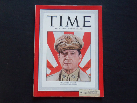 1949 MAY 9 TIME MAGAZINE - GENERAL DOUGLAS MACARTHUR - T 1173