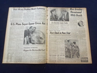 1965 MAY 29 BOSTON RECORD AMERICAN NEWSPAPER -REV. GREELY DEATH THREAT - NP 6299