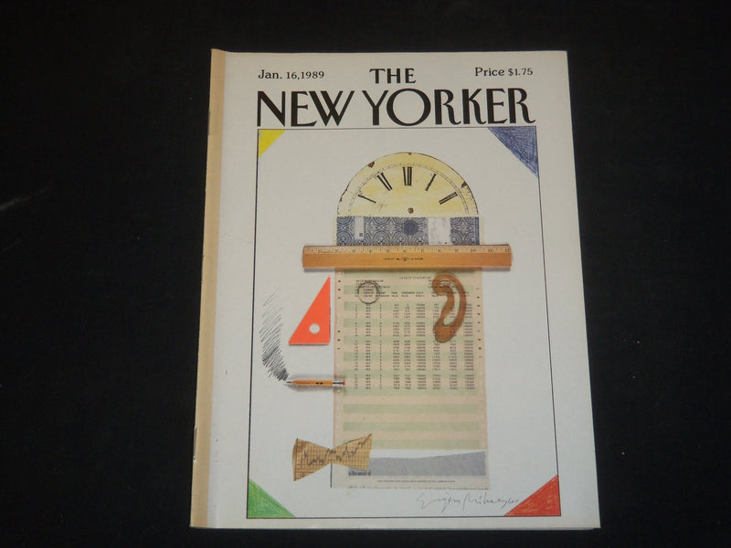 1989 JANUARY 16 THE NEW YORKER MAGAZINE - ILLUSTRATED COVER - NY 1371