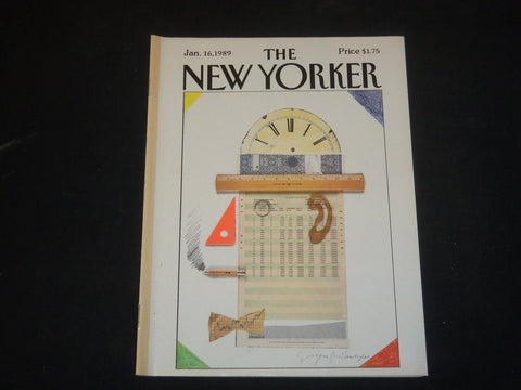 1989 JANUARY 16 THE NEW YORKER MAGAZINE - ILLUSTRATED COVER - NY 1371