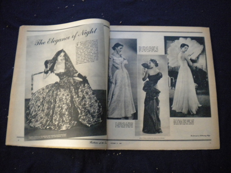 1948 OCTOBER 31 THE NEW YORK TIMES NEWSPAPER - FASHION OF THE TIMES - NP 6024