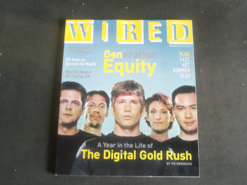 1999 JULY WIRED MAGAZINE - GENERATION EQUITY COVER - B 5339I